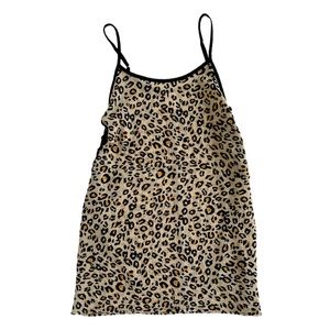 Animal Print Swimsuit Cover Dress